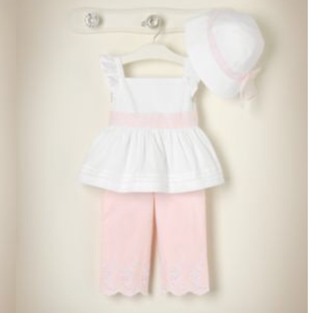 Janie and Jack - Spring/Summer Top, Pants, Hat